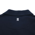 NIKE Dri-Fit Polo Shirt, Medium, Navy, Cotton, Pique, TIGER WOODS, Swoosh
