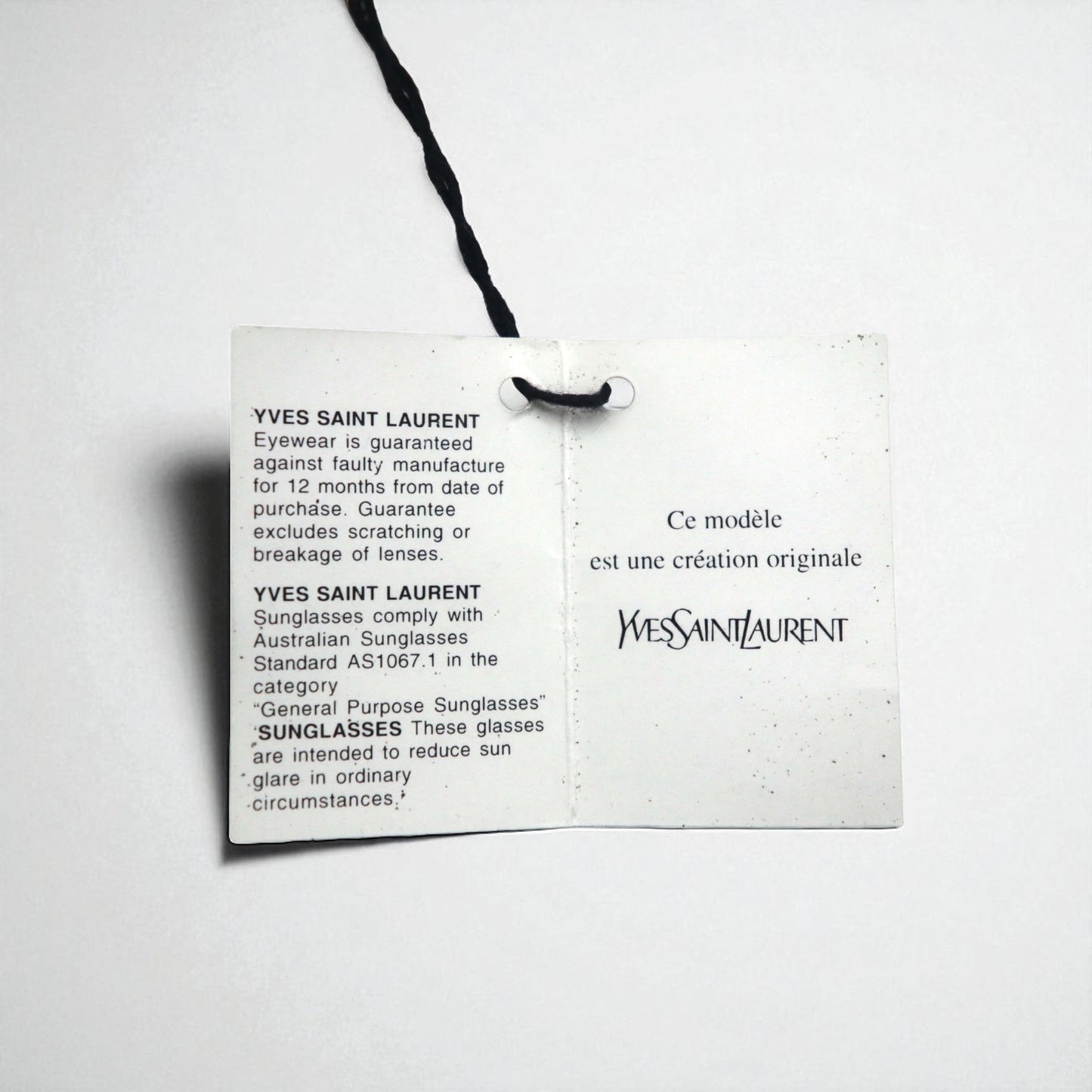 YVES SAINT LAURENT イタリア製 ボストン サングラス ゴールド メタルフレーム ラウンド 6037 Y101 135 未使用品 ヴィンテージ