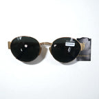 YVES SAINT LAURENT イタリア製 ボストン サングラス ゴールド メタルフレーム ラウンド 6037 Y101 135 未使用品 ヴィンテージ