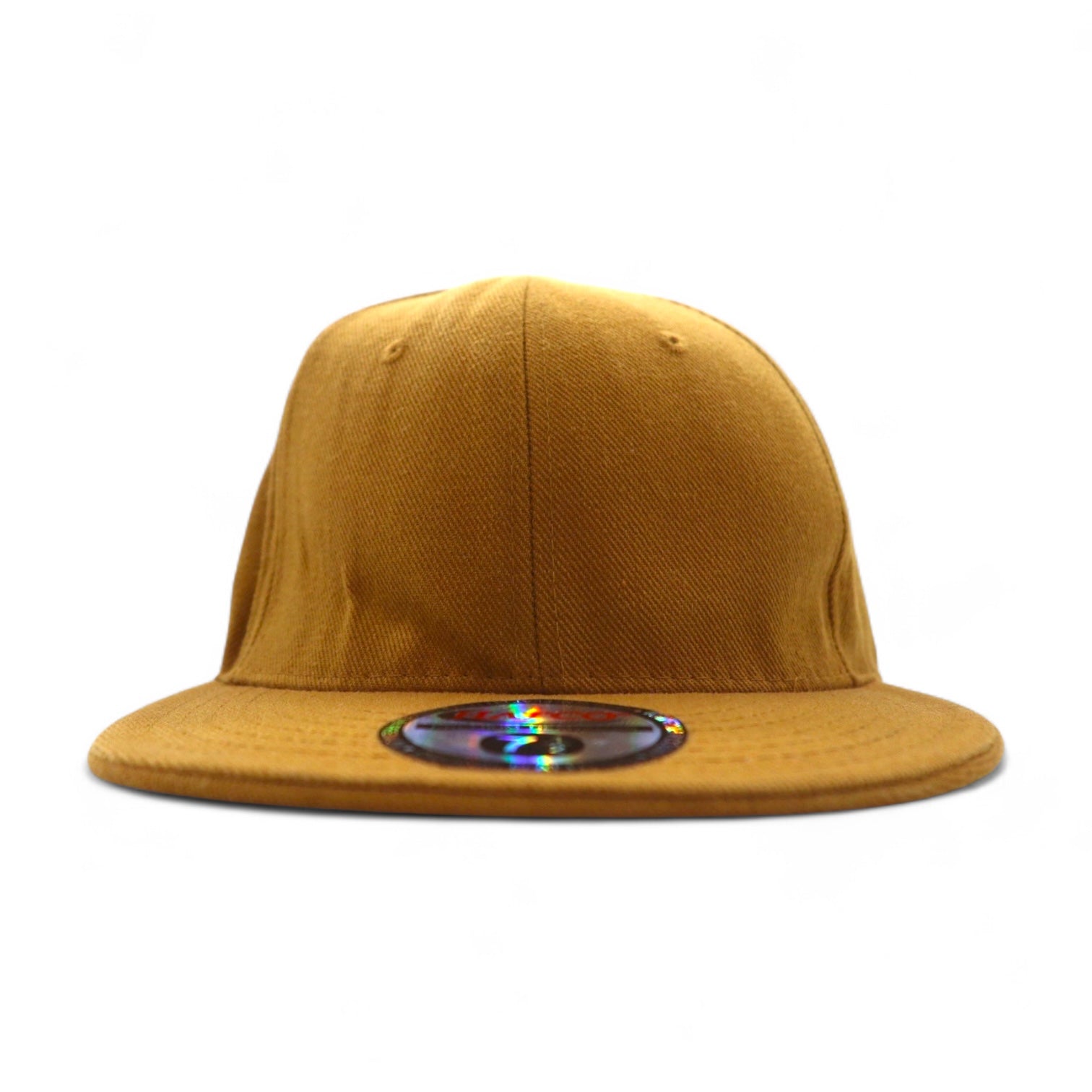 HATCO PREMIUM ORIGINAL FLAT Baseball Cap 59.6cm Camel Acrylic