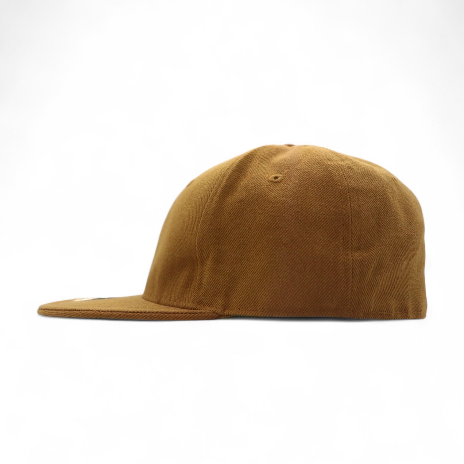 HATCO PREMIUM ORIGINAL FLAT Baseball Cap 59.6cm Camel Acrylic