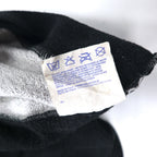 Champion USA 90s Made in Italy Half Zip Layered Sweatshirt XL Grey Cotton Script Logo Patch