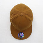 HATCO PREMIUM ORIGINAL FLAT Baseball Cap 59.6cm Camel Acrylic