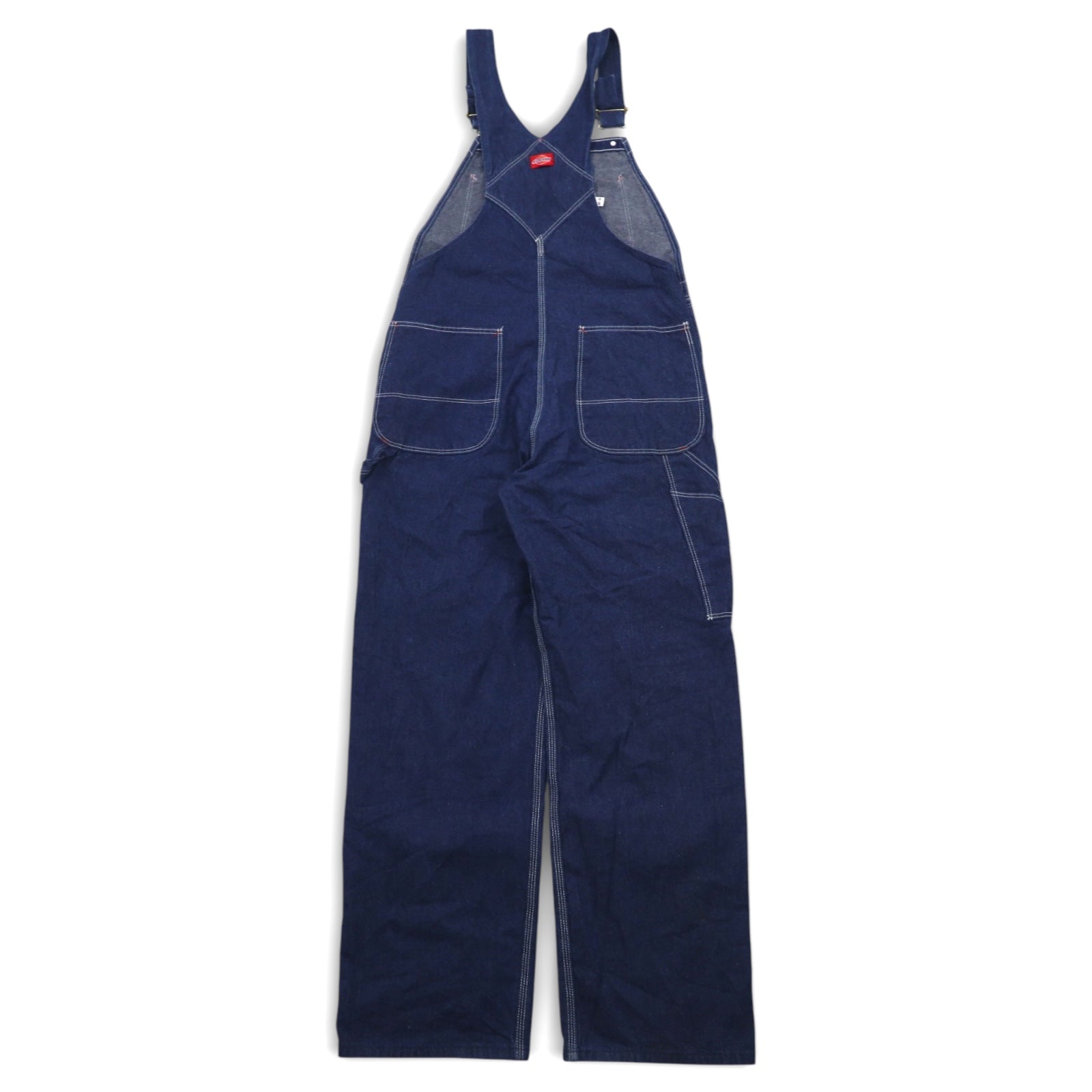 Dickies 90s USA Made Denim Painter Overalls XL Indigo Blue
