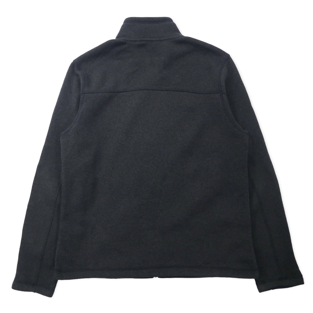 THE NORTH FACE Full Zip Fleece Jacket L Gray Polyester Logo Embroidery