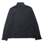 THE NORTH FACE Full Zip Fleece Jacket L Gray Polyester Logo Embroidery