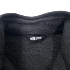 THE NORTH FACE Full Zip Fleece Jacket L Gray Polyester Logo Embroidery