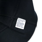 Polo Ralph Lauren 90s Reverse Weave Pullover Hoodie, Size XL, Black, with Embroidered Emblem Logo