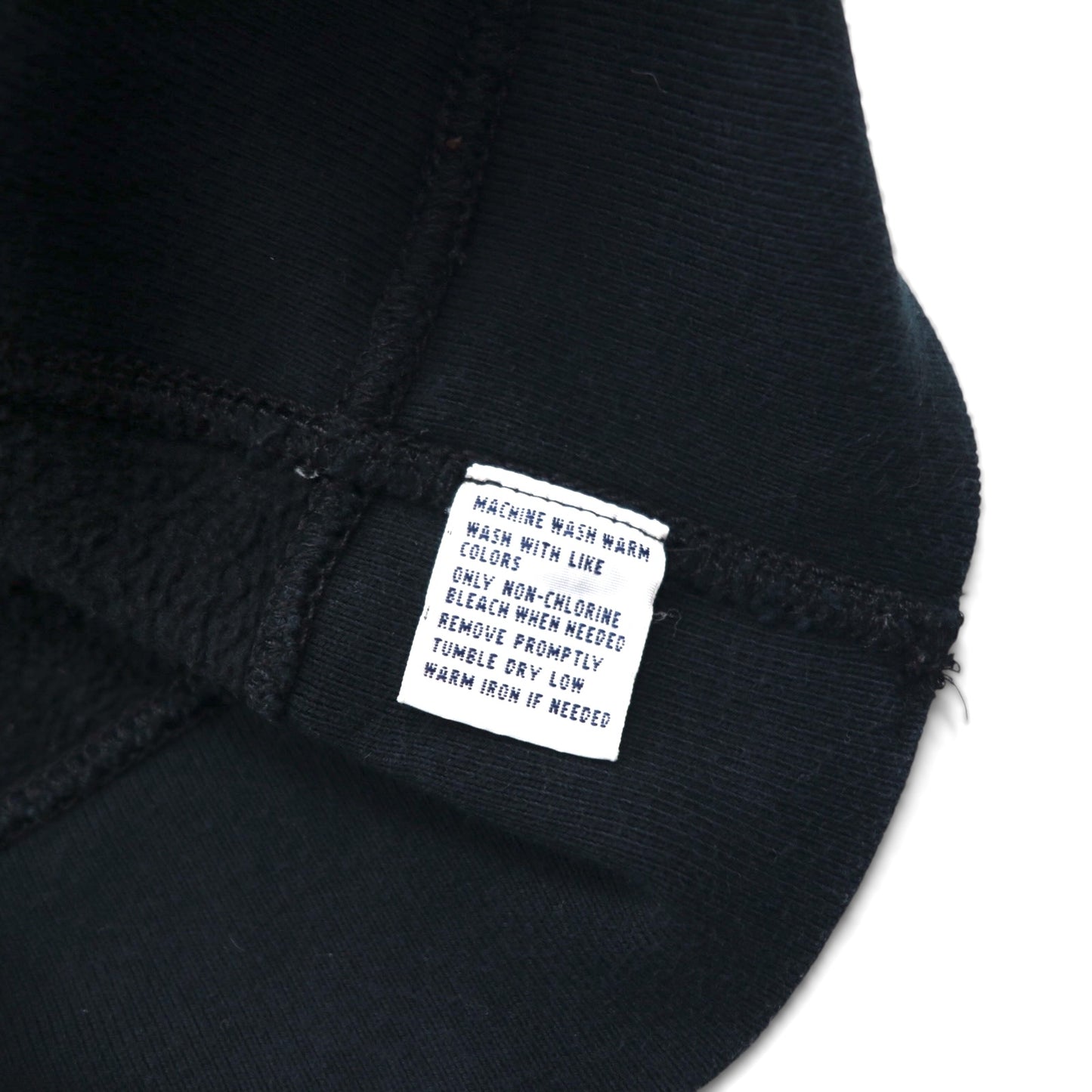 Polo Ralph Lauren 90s Reverse Weave Pullover Hoodie, Size XL, Black, with Embroidered Emblem Logo