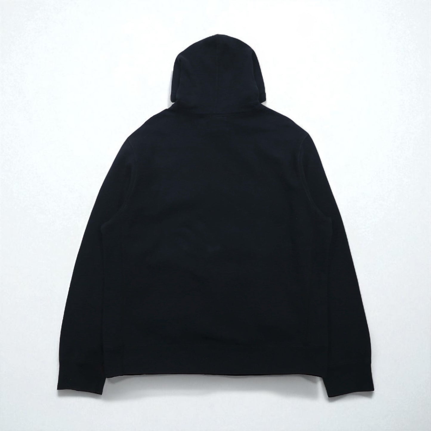 Polo Ralph Lauren 90s Reverse Weave Pullover Hoodie, Size XL, Black, with Embroidered Emblem Logo