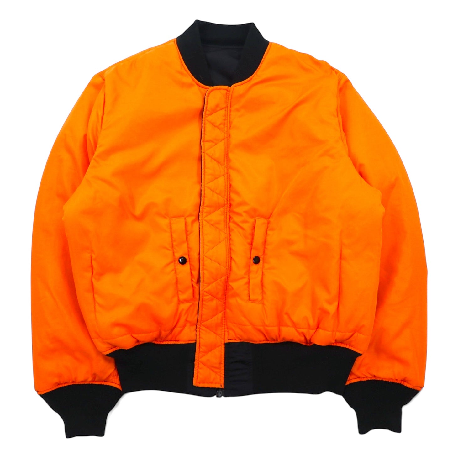 ALPHA INDUSTRIES リバーシブル MA-1 フライトジャケット L ブラック ナイロン 0615-00-573-8835