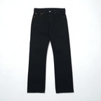 Levi's 501 デニムパンツ ジーンズ S オリジナルフィット ストレート 00501−0166 ビッグE レザーパッチ