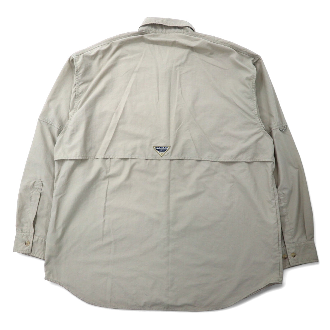 Columbia PFG Bahama II Long Sleeve Shirt Fishing Shirt XL Beige Nylon UPF 30+ Big Size BAHAMA II L/S SHIRT FM7106