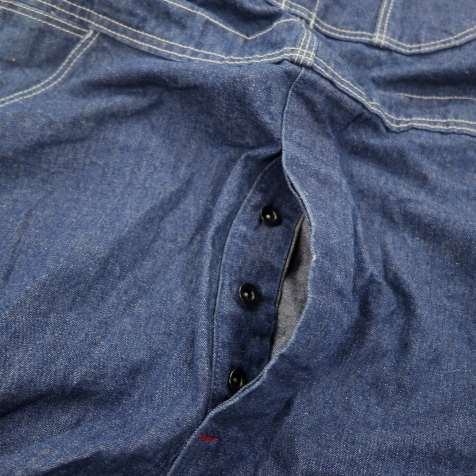 Dickies 90s USA Made Denim Painter Overalls XL Indigo Blue