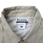 Columbia PFG Bahama II Long Sleeve Shirt Fishing Shirt XL Beige Nylon UPF 30+ Big Size BAHAMA II L/S SHIRT FM7106