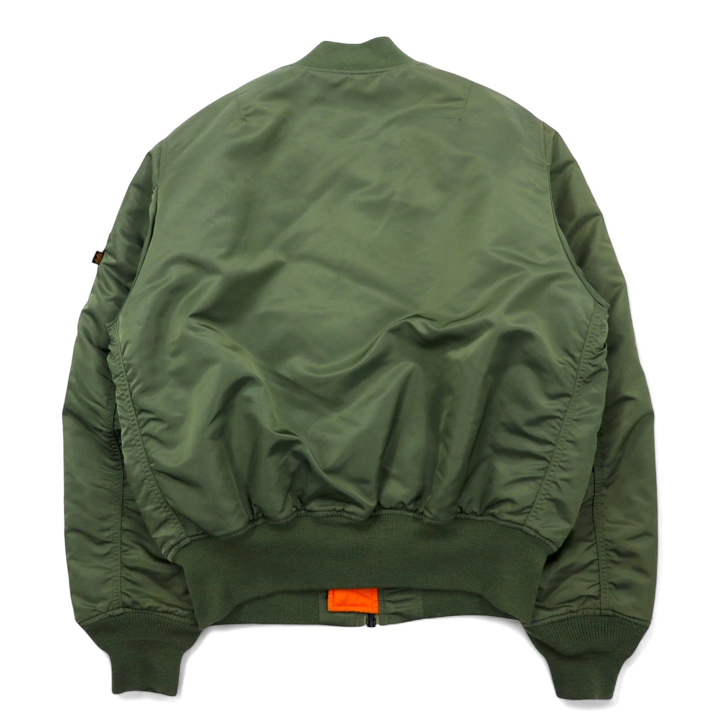 ALPHA INDUSTRIES リバーシブル MA-1 フライトジャケット M カーキ ナイロン 0615-00-573-8335