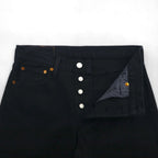 Levi's 501 デニムパンツ ジーンズ S オリジナルフィット ストレート 00501−0166 ビッグE レザーパッチ