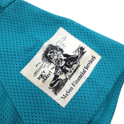 majestic 90s USA Made MiLB Mesh Baseball Shirt 2X Blue Sea Dogs Numbering