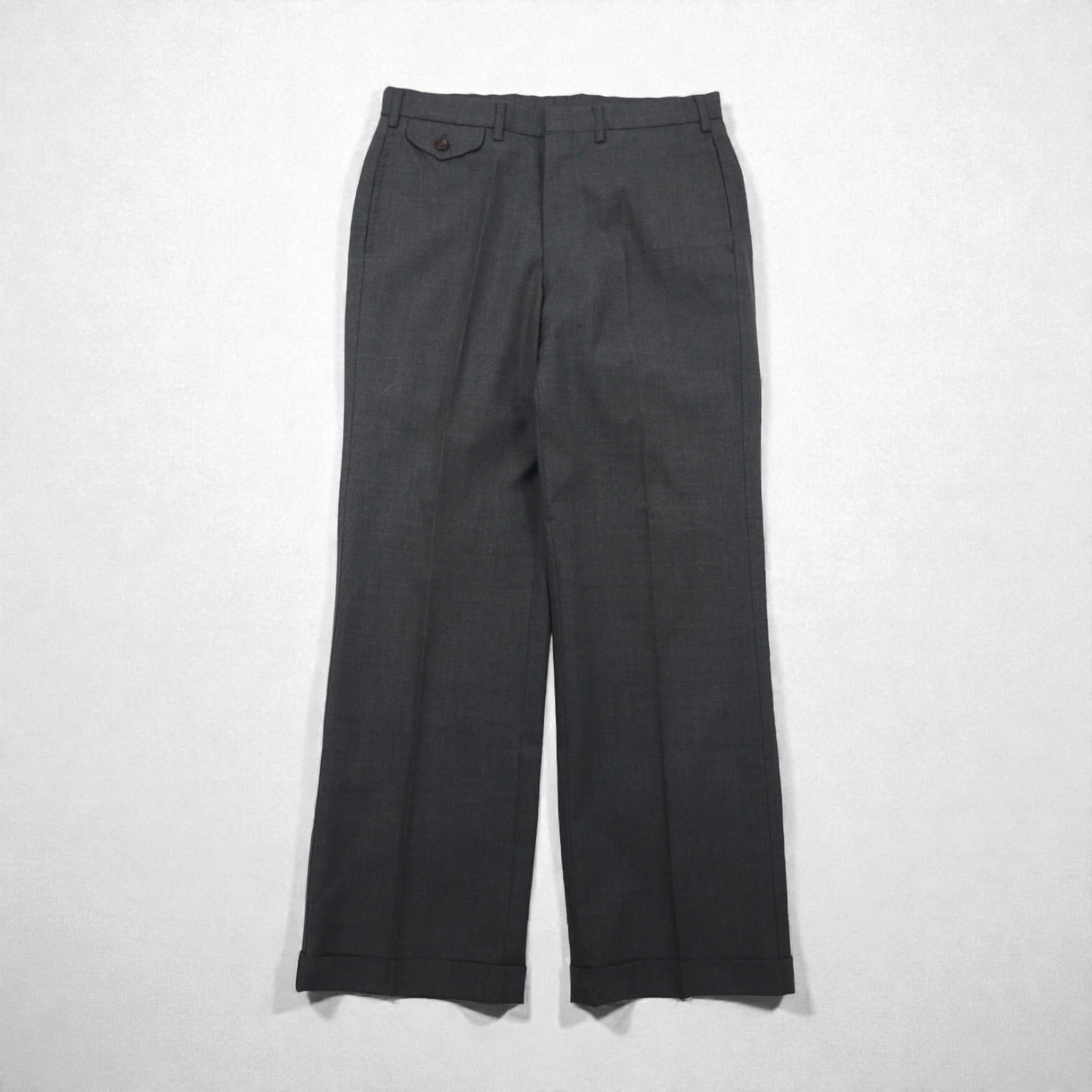 Polo Ralph Lauren 80年代 日本製 ピークドラペル ダブルブレスト セットアップ スーツ M グレー 金ボタン