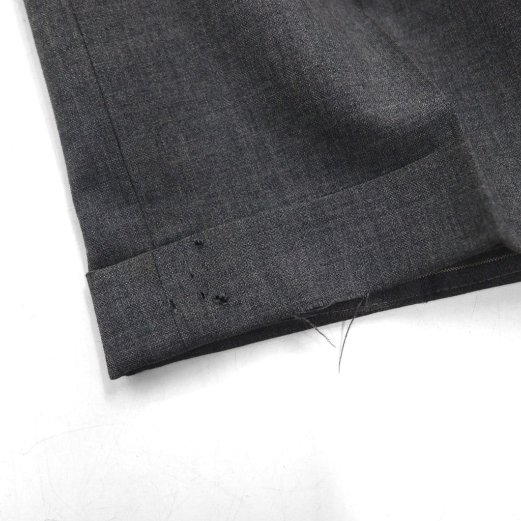 Polo Ralph Lauren 80年代 日本製 ピークドラペル ダブルブレスト セットアップ スーツ M グレー 金ボタン