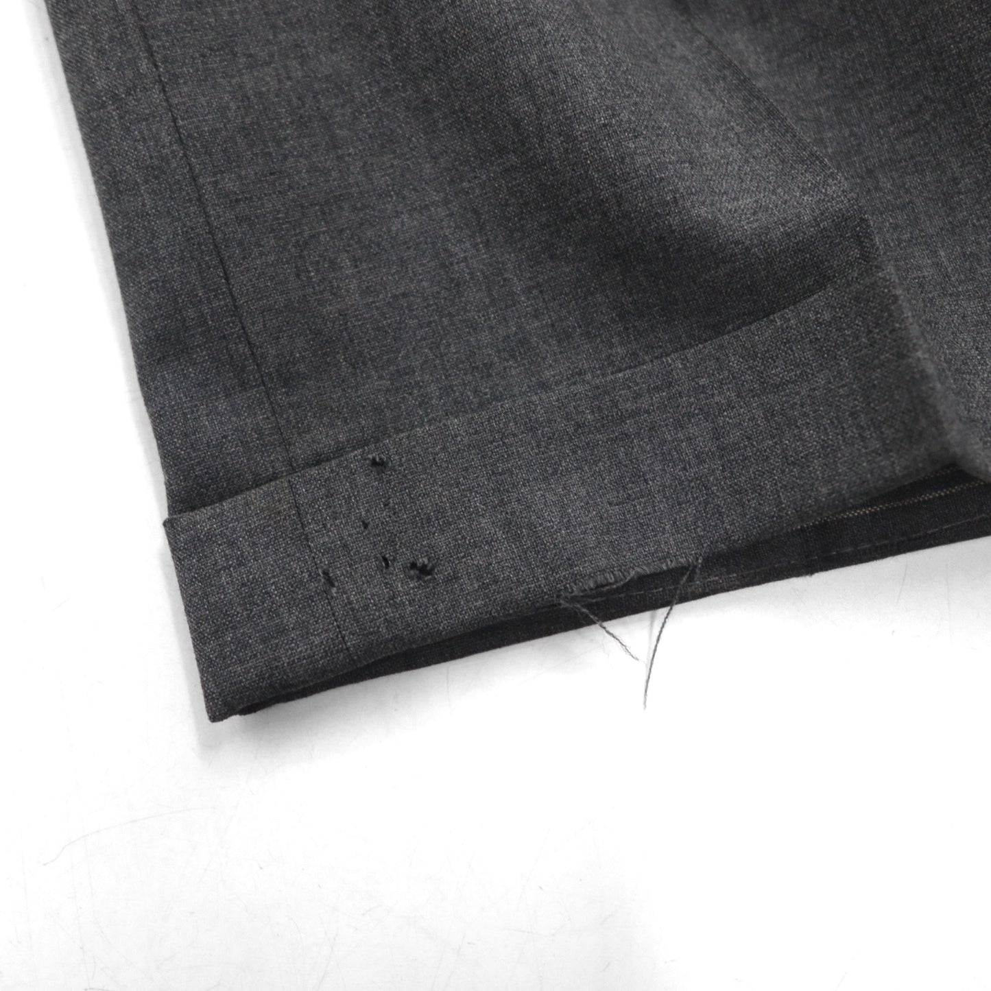 Polo Ralph Lauren 80年代 日本製 ピークドラペル ダブルブレスト セットアップ スーツ M グレー 金ボタン