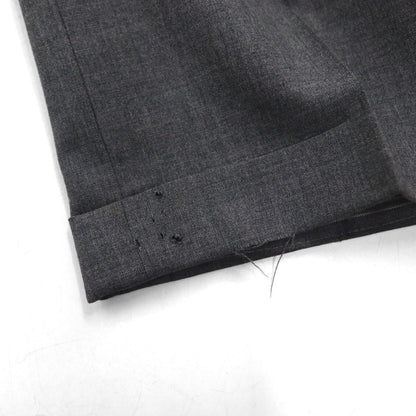 Polo Ralph Lauren 80年代 日本製 ピークドラペル ダブルブレスト セットアップ スーツ M グレー 金ボタン