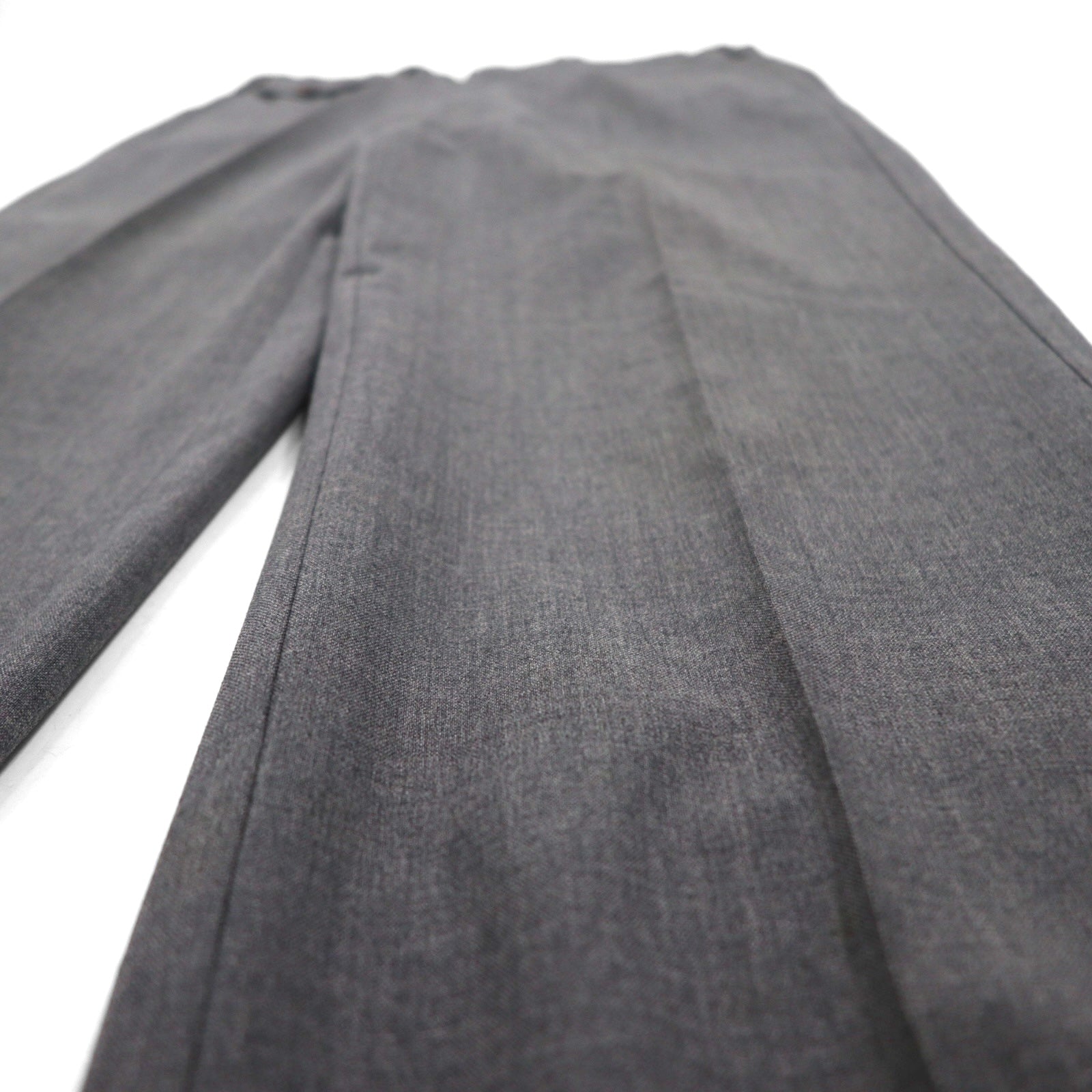 Polo Ralph Lauren 80年代 日本製 ピークドラペル ダブルブレスト セットアップ スーツ M グレー 金ボタン