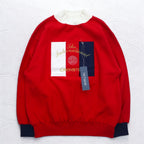 Vintage 90s Japan Made Retro Sweatshirt 90s Lee Pieeton High Neck Sweatshirt FREE Retro Made in Japan Unused