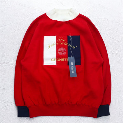 Vintage 90s Japan Made Retro Sweatshirt 90s Lee Pieeton High Neck Sweatshirt FREE Retro Made in Japan Unused