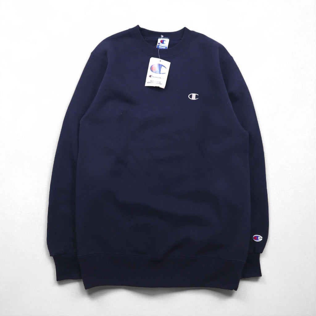 Champion 90年代 USA製 刺繍タグ スウェット トレーナー M ネイビー 未使用品 デッドストック