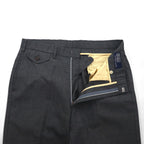 Polo Ralph Lauren 80年代 日本製 ピークドラペル ダブルブレスト セットアップ スーツ M グレー 金ボタン