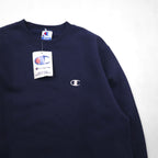 Champion 90年代 USA製 刺繍タグ スウェット トレーナー M ネイビー 未使用品 デッドストック