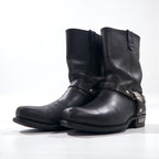 HARLEY DAVIDSON USA製 バイカーズ リングブーツ エンジニアブーツ 26cm ブラック レザー