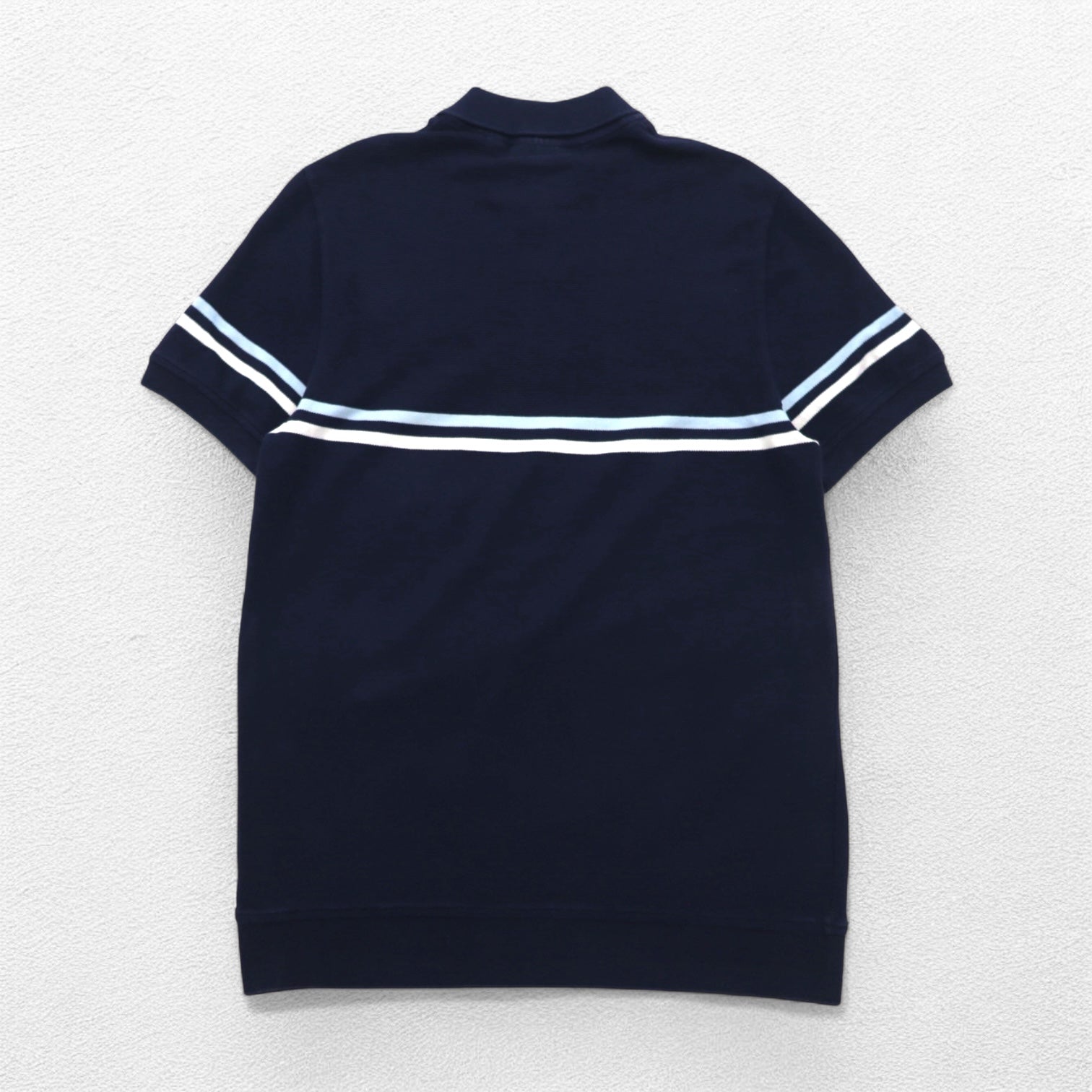 新品未開封品【Lacoste】フランス製ポロシャツ（ラコステジャパン正規品） LACOSTE Made in France Polo Shirt M Navy Cotton Single Point Logo