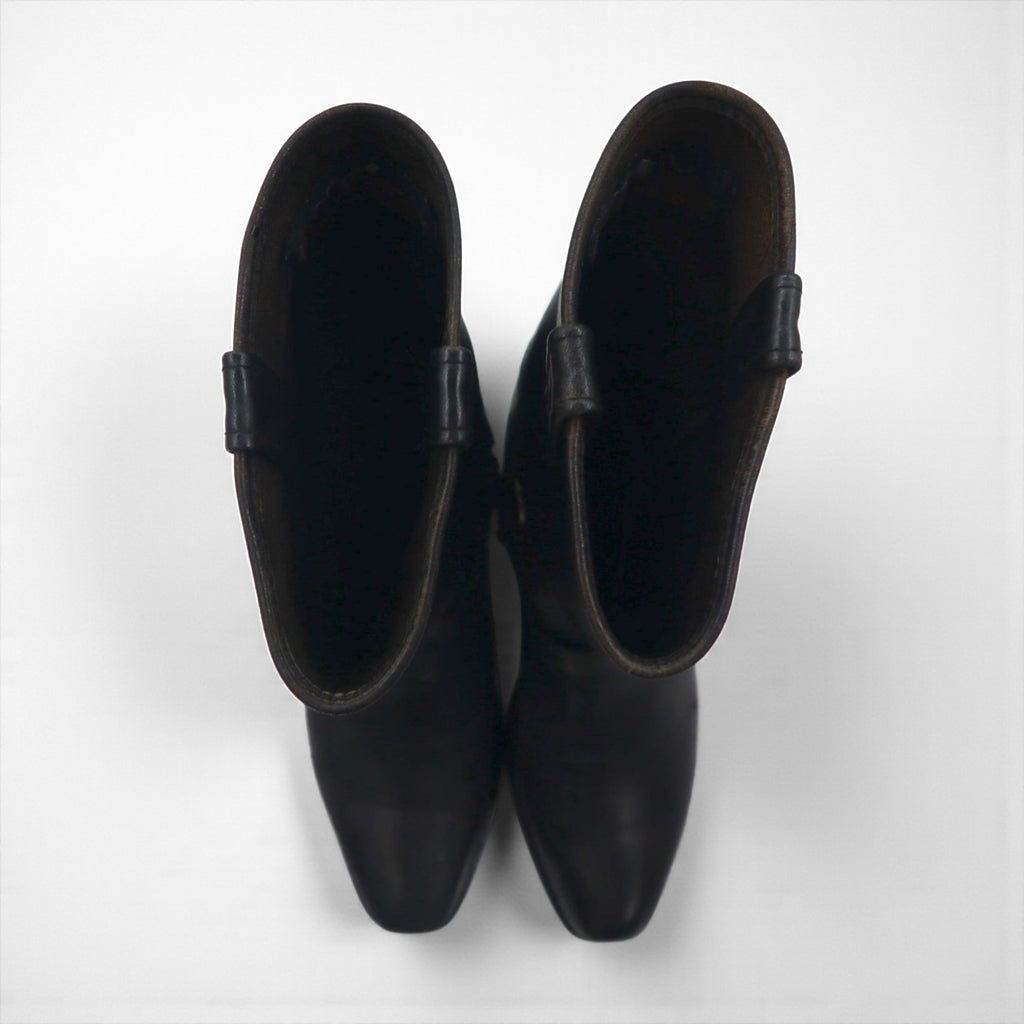 HARLEY DAVIDSON USA製 バイカーズ リングブーツ エンジニアブーツ 26cm ブラック レザー