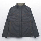 REI Outdoor Mountain Jacket S Grey Nylon Double Zip ELEMENTS