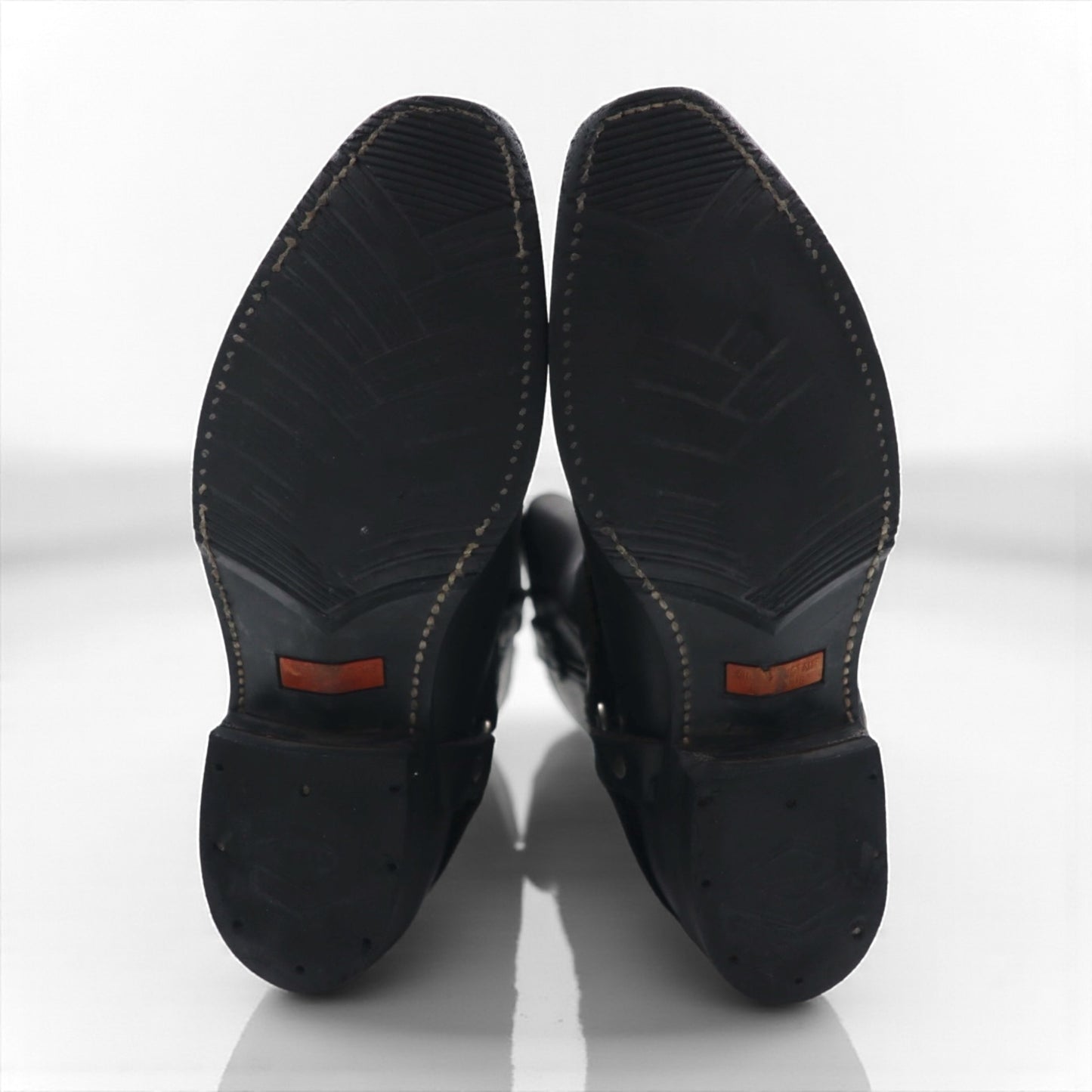 HARLEY DAVIDSON USA製 バイカーズ リングブーツ エンジニアブーツ 26cm ブラック レザー