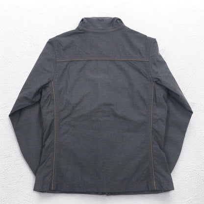 REI アウトドア マウンテンジャケット S グレー ナイロン ダブルジップ ELEMENTS