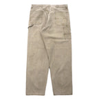 Wrangler Baggy Denim Painter Pants, Size 38, Khaki, Cotton, 94LSWTM, Made in Mexico