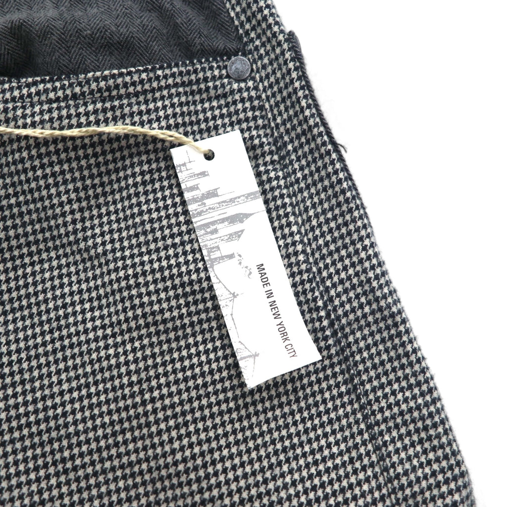 AiE ( Nepenthes ) 22AW USA製 クレイジーパターンパンツ Krazy Pant M グレー ヒッコリーストライプ ヘリンボーン 未使用品