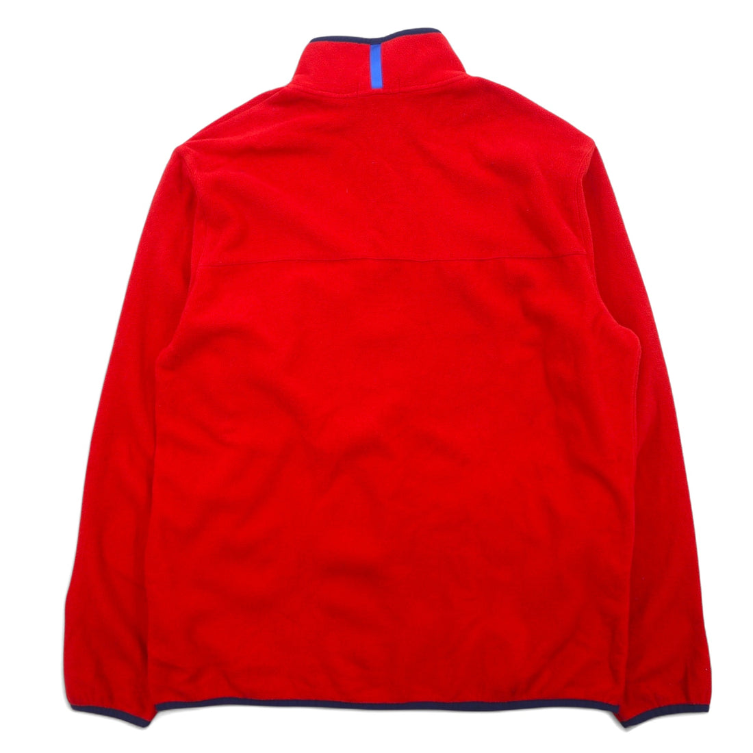 POLO RALPH LAUREN Half Snap Fleece Jacket Snap TL Red Polyester Small Pony Embroidery