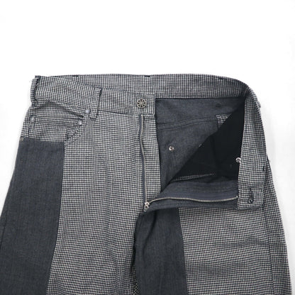 AiE ( Nepenthes ) 22AW USA製 クレイジーパターンパンツ Krazy Pant M グレー ヒッコリーストライプ ヘリンボーン 未使用品