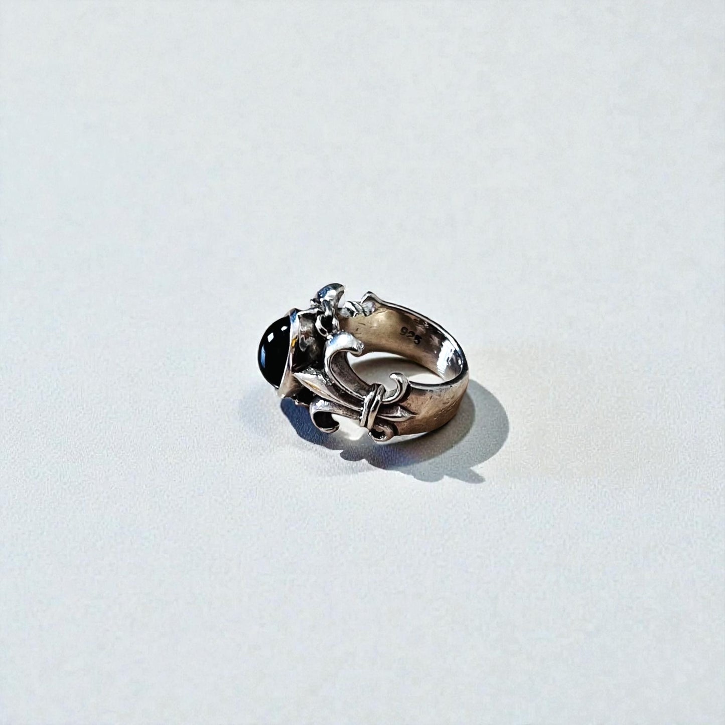 Vintage Silver Onyx Ring ブラックオニキス トライバル リング 指輪 14号 シルバー SILVER 925