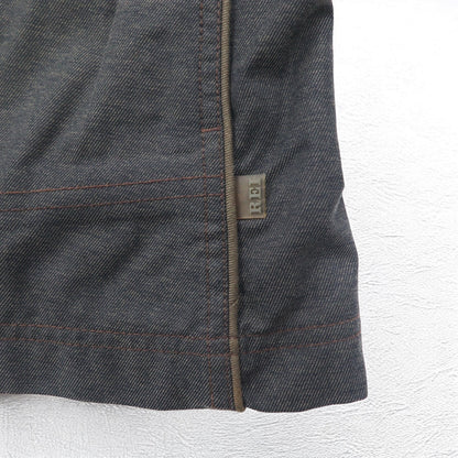 REI アウトドア マウンテンジャケット S グレー ナイロン ダブルジップ ELEMENTS