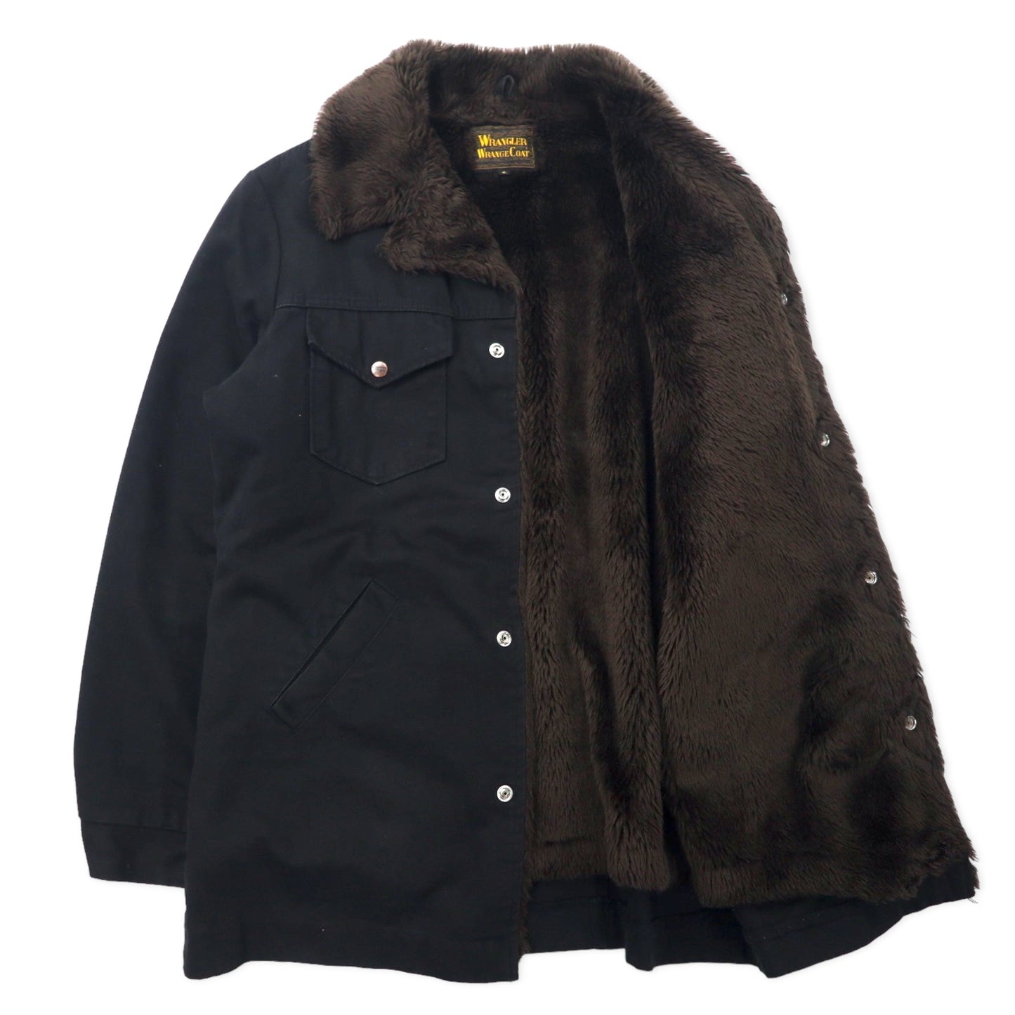 WRANGLER BOA Lunch COAT XL Black Cotton W9554 – 日本然リトテ