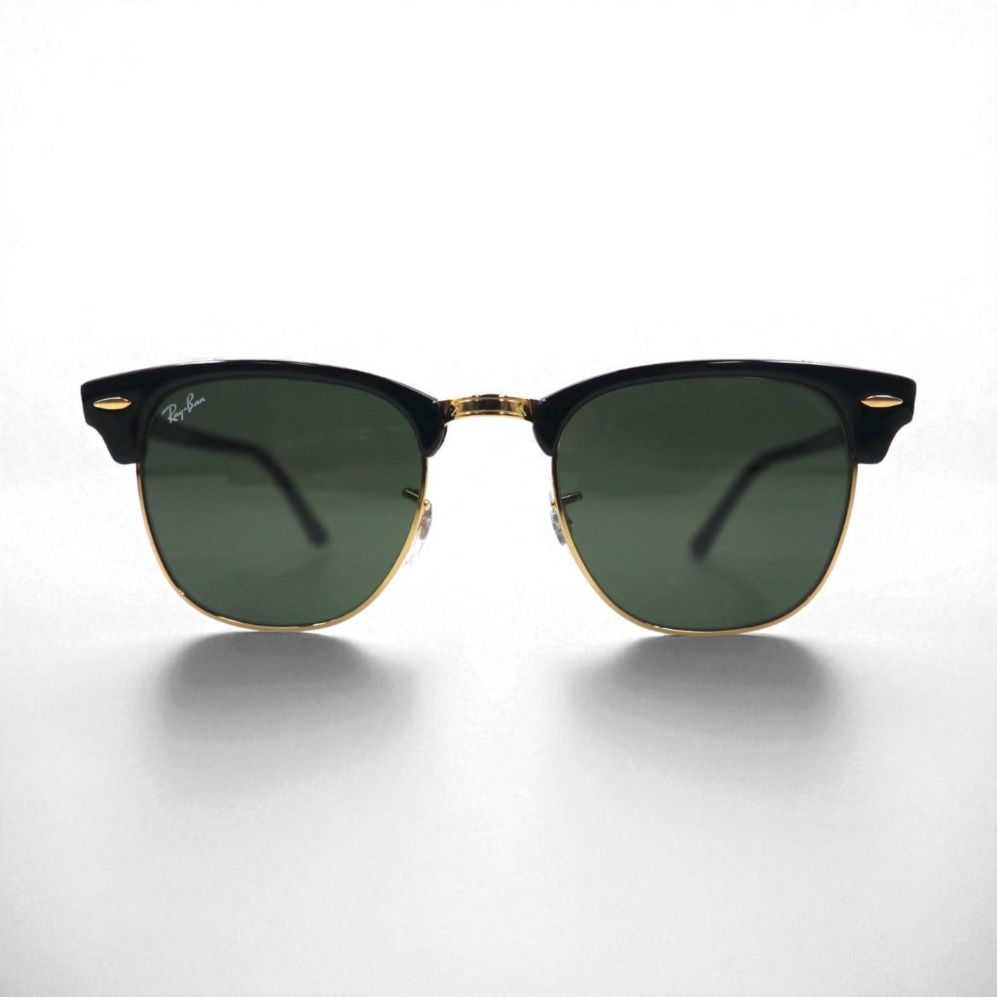 Ray-Ban クラブマスター CLUBMASTER ハーフリム サングラス ブラック RB3016 W0365 49-21 140 3N イタリア製