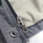 REI Outdoor Mountain Jacket S Grey Nylon Double Zip ELEMENTS