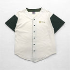 Badger Sportswear 90年代 USA製 ベースボールシャツ L クリーム コットン