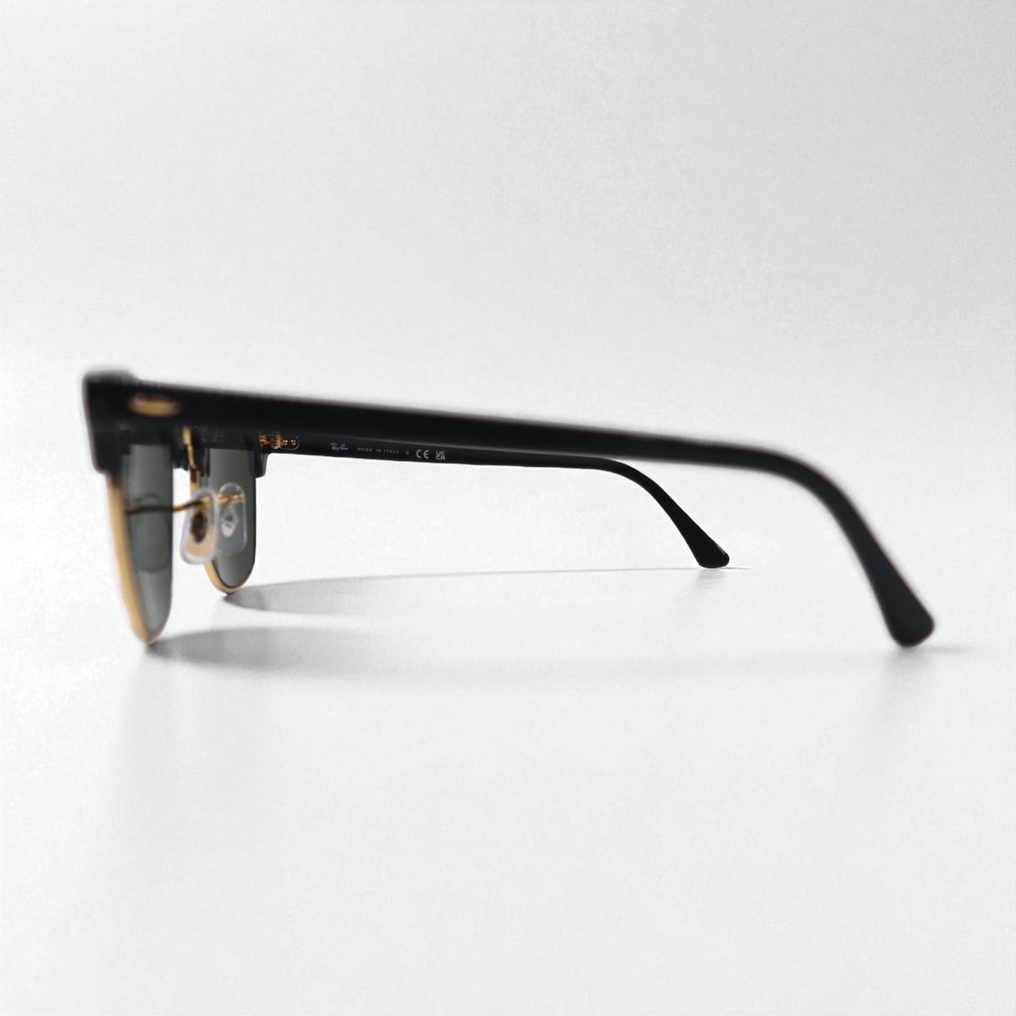 Ray-Ban クラブマスター CLUBMASTER ハーフリム サングラス ブラック RB3016 W0365 49-21 140 3N イタリア製