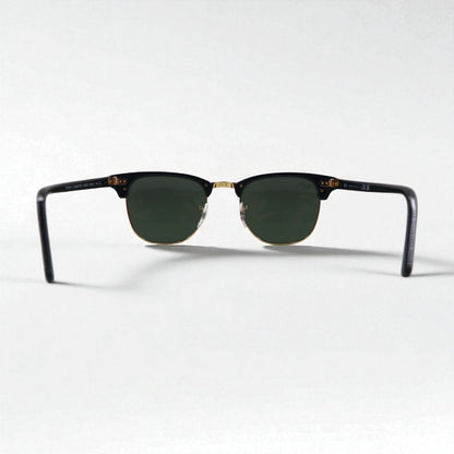 Ray-Ban クラブマスター CLUBMASTER ハーフリム サングラス ブラック RB3016 W0365 49-21 140 3N イタリア製